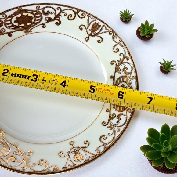 Set of Four Noritake CHRISTMAS BALL 43061/175 Bread & Butter Plates - Picture 8 of 8